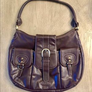 Gorgeous Lachetta Milano brown leather bag.